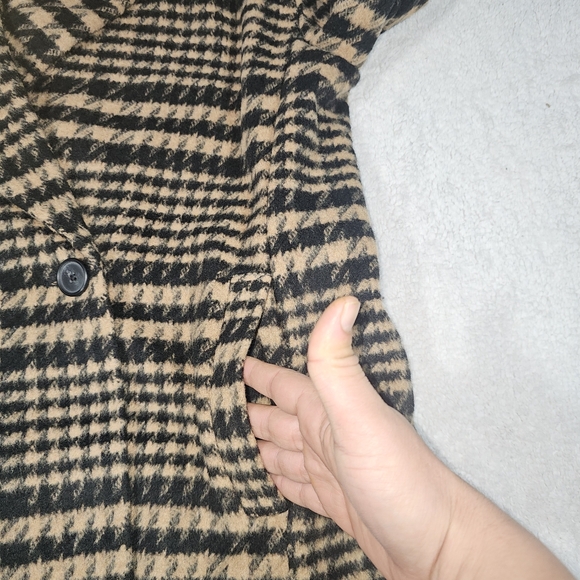 Avec Les Filles coat black and tan size L - Picture 7 of 10
